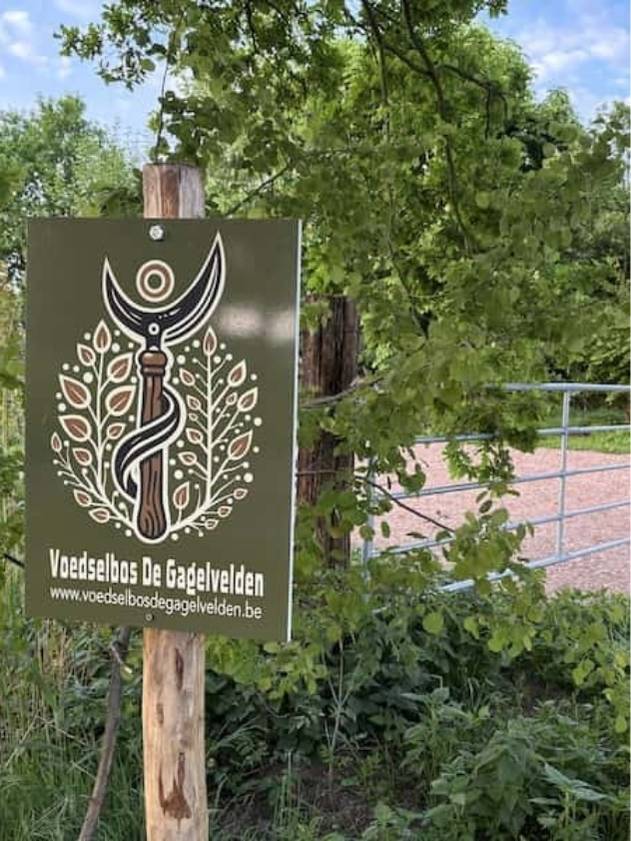 De locatie van het voedselbos is ook te huur